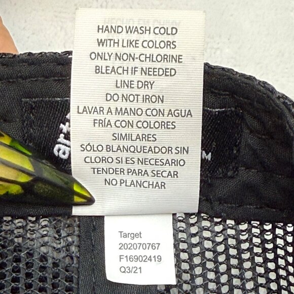 Art Class Butterfly Snapback Meshback Trucker Cap Hat Black - Picture 10 of 11